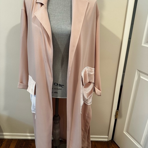 Topshop Jackets & Blazers - Topshop Blush Pink Coat-brand new no tag attached